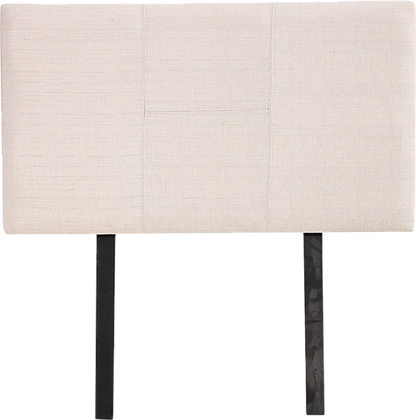SINGLE BAYER LINEN FABRIC HEADBOARD BEDHEAD - BEIGE