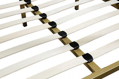 KING NICHOLSON 4 POSTER BED FRAME - GOLD