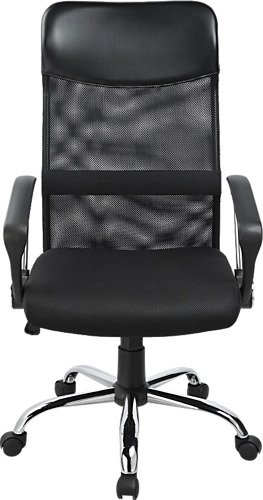 AVIOR ERGONOMIC MESH LEATHER OFFICE CHAIR - BLACK