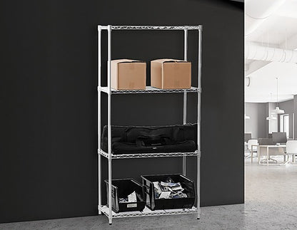 VERNE MODULAR WIRE STEEL SHELF - 1800(H) x 900(W) x 450(D) - COLOR AS PICTURED