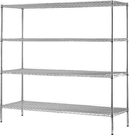 VERNE MODULAR WIRE STEEL SHELF -1800(H) x 1500(W) x 350(D) - COLOR AS PICTURED