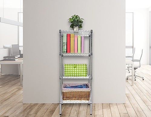 VERNE MODULAR WIRE STEEL SHELF - 1800(H) x 450(W) x 450(D) - COLOR AS PICTURED