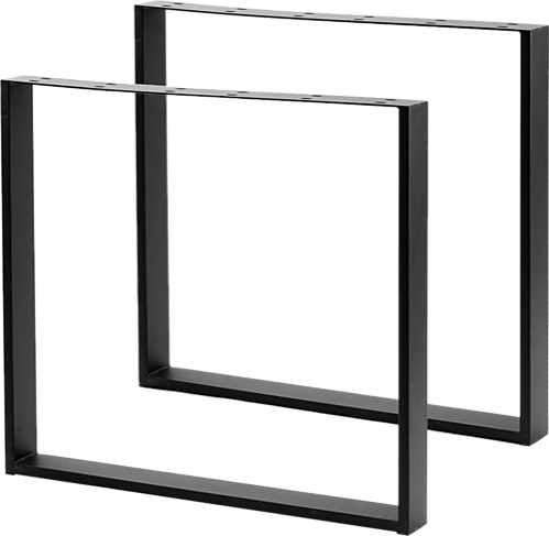 ALBUS SQUARE SHAPED TABLE DESK LEGS - BLACK