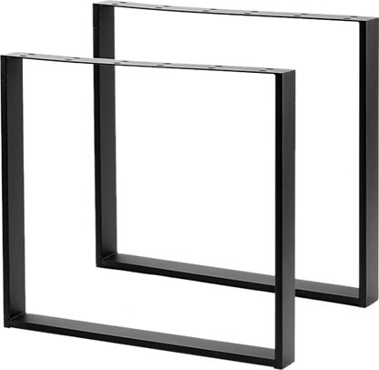 ALBUS SQUARE SHAPED TABLE DESK LEGS - BLACK