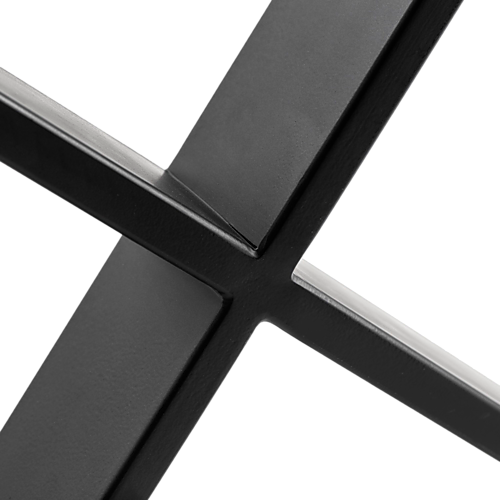 ALBUS X-SHAPED TABLE BENCH DESK LEGS - BLACK