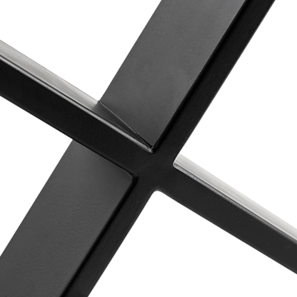 ALBUS X-SHAPED TABLE BENCH DESK LEGS - BLACK