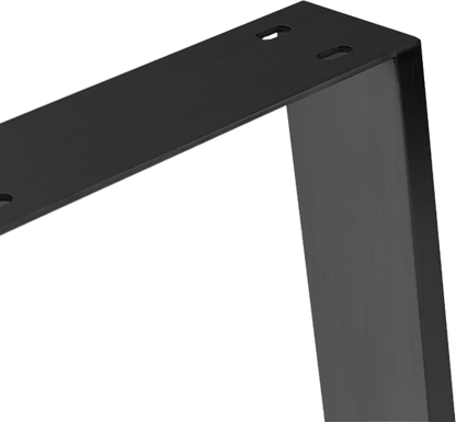 ALBUS TRAPEZIUM SHAPED TABLE DESK LEGS - BLACK