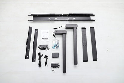 MADDOX ADJUSTABLE MOTORIZED STANDING DESK FRAME ONLY - BLACK/WHITE