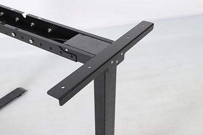MADDOX ADJUSTABLE MOTORIZED STANDING DESK FRAME ONLY - BLACK/WHITE