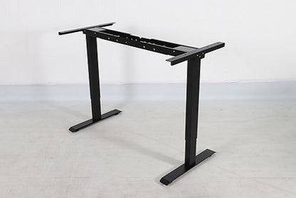 MADDOX ADJUSTABLE MOTORIZED STANDING DESK FRAME ONLY - BLACK/WHITE