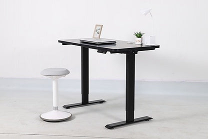 MADDOX ADJUSTABLE MOTORIZED STANDING DESK FRAME ONLY - BLACK/WHITE