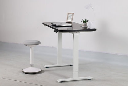 MADDOX ADJUSTABLE MOTORIZED STANDING DESK FRAME ONLY - BLACK/WHITE