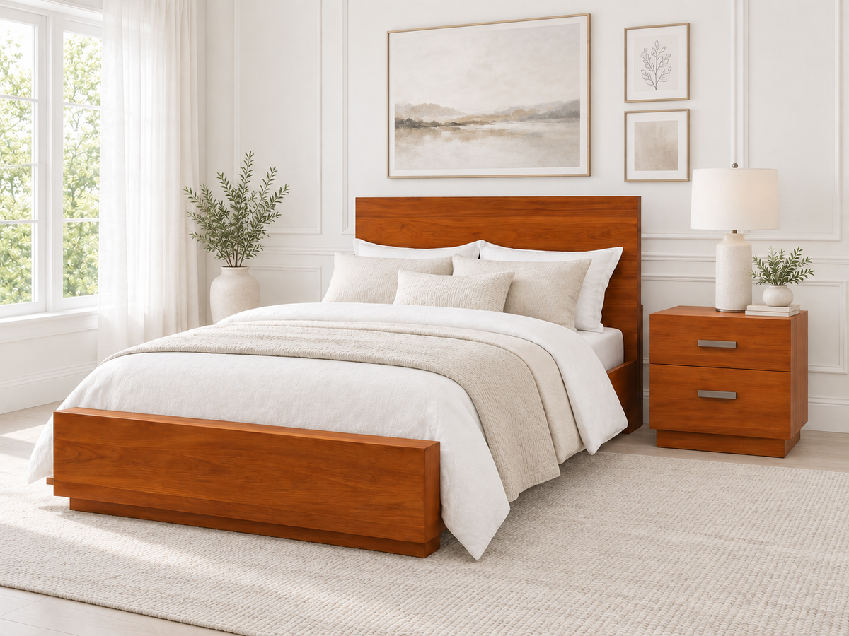 Johmy (AUSSIE MADE) King 6 Piece (THE LOT) Bedroom Suite (18-12-22-5-9-14) - Assorted Colours
