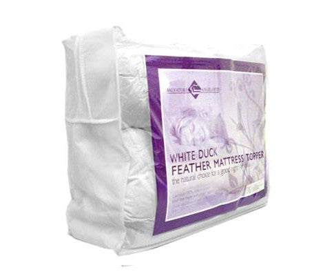 KING MATTRESS TOPPER - 100% DUCK FEATHER