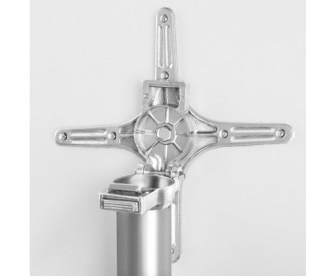 LEVI ADJUSTABLE ROUND BAR TABLE - SILVER