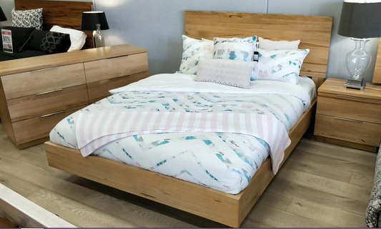 Bueno Queen 6 Piece (THE LOT) Bedroom Suite -(MODEL-1-19-20-9-14-1) - Natural