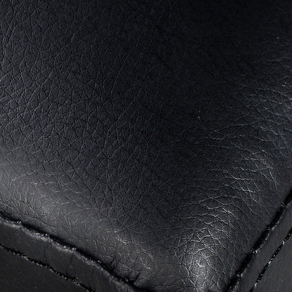 AMARIS LEATHERETTE STORAGE OTTOMAN (OTM-SOFA2-22-BK) -380(H) X 795(W)  - BLACK