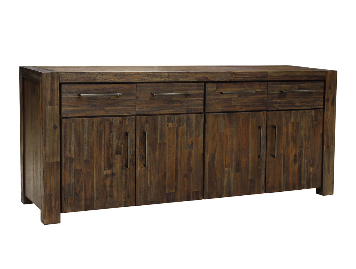 Bistre 4 Drawer/ 4 Door Large Buffet - 860(H) X 1700(W) X 450(D) - Bistre