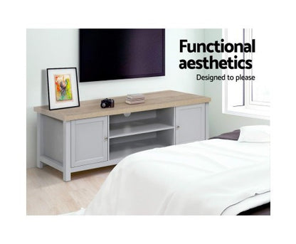 COUNTRY  2 DOOR TV ENTERTAINMENT UNIT - 2 TONE