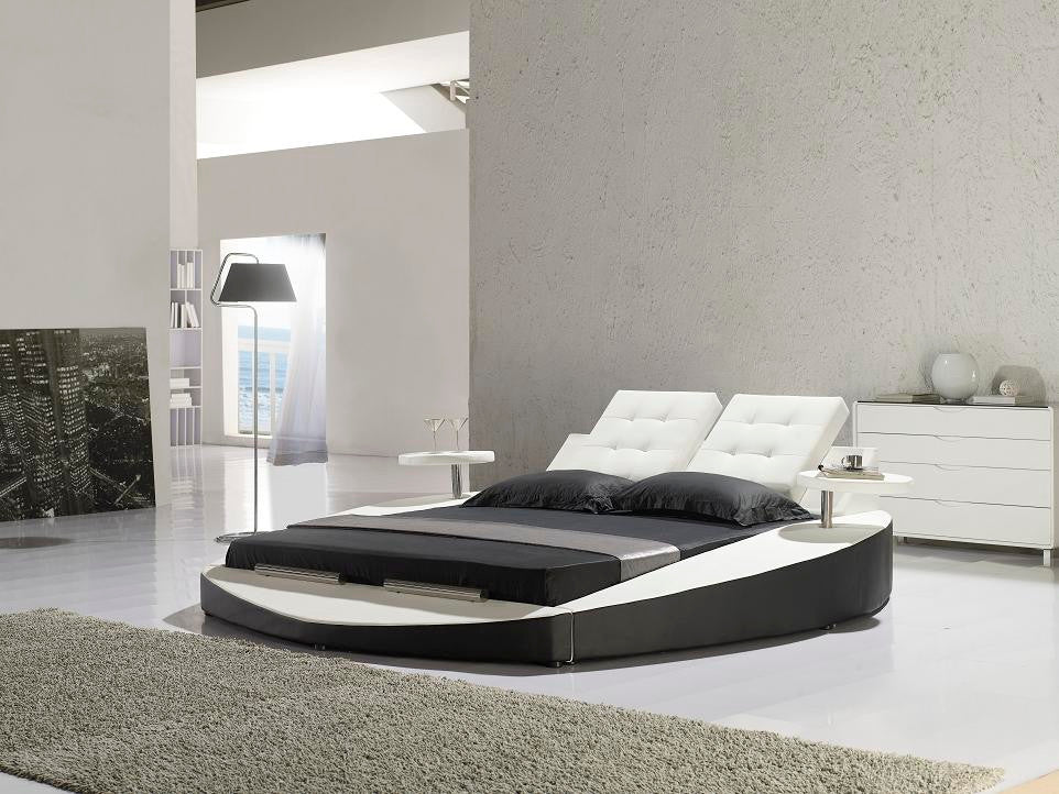ISABELLA (8018) KING 3 PIECE BEDSIDE BEDROOM SUITE (WITH SMALL ROUND TABLE BEDSIDES) - ASSORTED COLORS