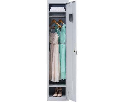 KENZIE STANDARD LOCK ONE-DOOR  OFFICE - GYM - STORAGE - SHED - LOCKER - GREY