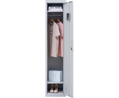 KENZIE ONE-DOOR  OFFICE - GYM - STORAGE - SHED - LOCKER WITH 3-DIGIT COMBINATION - GREY