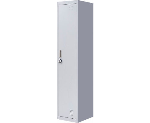 KENZIE ONE-DOOR  OFFICE - GYM - STORAGE - SHED - LOCKER WITH 4-DIGIT COMBINATION - GREY
