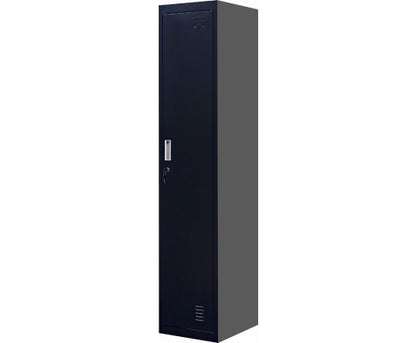 KENZIE STANDARD LOCK ONE-DOOR  OFFICE - GYM - STORAGE - SHED - LOCKER - BLACK