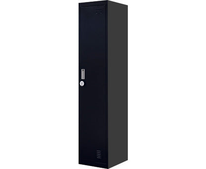 KENZIE ONE-DOOR  OFFICE - GYM - STORAGE - SHED - LOCKER WITH 4-DIGIT COMBINATION - BLACK