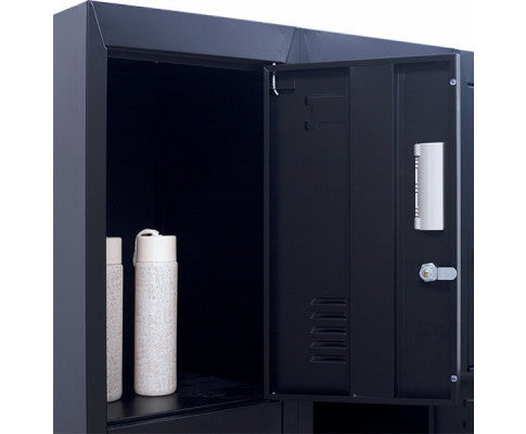 KENZIE PADLOCK - OPERATED 12 DOOR OFFICE - GYM - STORAGE - SHED - LOCKER - BLACK