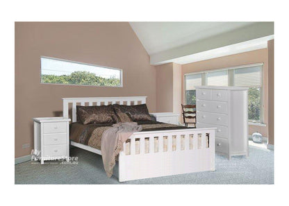 SINGLE CRONULLA (AUSSIE MADE) FEDERATION PANEL BED - ASSORTED COLOURS