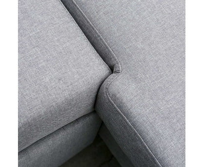 STELLO 3 SEATER FABRIC  SEATER - SOFABED WITH STORAGE   - GREY