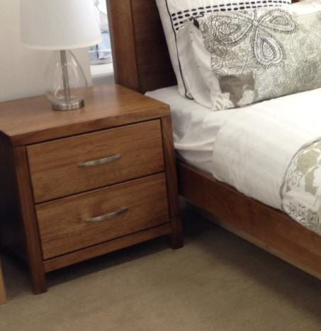 TAMILA  2 DRAWER  BEDSIDE TABLE   - (MODEL:19-20-1-18-11)