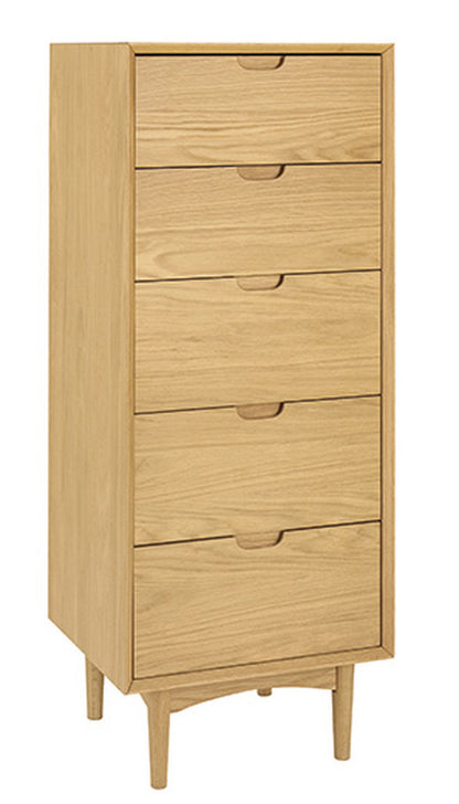 EXCLUSIVE COLLECTION: KING ORBIT WITH SLATTED BEDHEAD 6 PIECE (THE LOT) BEDROOM SUITE + STOOL - OAK - FREE SHIPPING