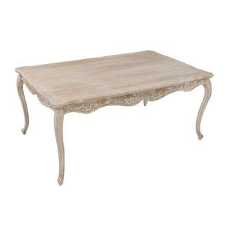 BICHIR 9 PIECE DINING SETTING 2200(W) -  WHITE WASHED
