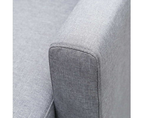 STELLO 3 SEATER FABRIC  SEATER - SOFABED WITH STORAGE   - GREY