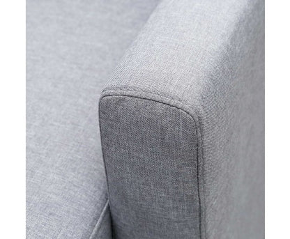 STELLO 3 SEATER FABRIC  SEATER - SOFABED WITH STORAGE   - GREY