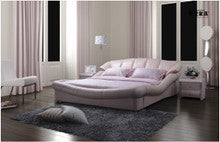 QUEEN FRANCES LEATHERETTE BED (A8156) - ASSORTED COLOURS