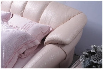 QUEEN FRANCES LEATHERETTE BED (A8156) - ASSORTED COLOURS