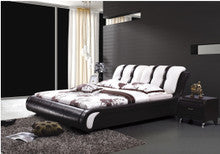 QUEEN ASPEN LEATHERETTE BED (A8161) - ASSORTED COLOURS