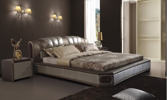 REI KING 3 PIECE BEDSIDE BEDROOM SUITE WITH (#89 BEDSIDES) - LEATHERETTE - ASSORTED COLOURS