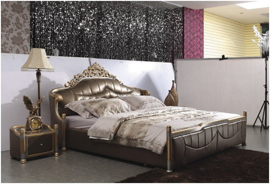 SKYWALKER KING 3 PIECE BEDSIDE BEDROOM SUITE WITH (#101 BEDSIDES) - LEATHERETTE - ASSORTED COLOURS