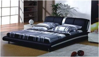 ALEX QUEEN 3 PIECE BEDSIDE BEDROOM SUITE WITH (#25 BEDSIDES) - LEATHERETTE - ASSORTED COLOURS