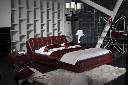 RYDELL KING 3 PIECE BEDSIDE BEDROOM SUITE WITH (#120 BEDSIDES) - LEATHERETTE - ASSORTED COLOURS (WITH OPTIONAL UPGRADE FOR GAS LIFT UNDERBED STORAGE)