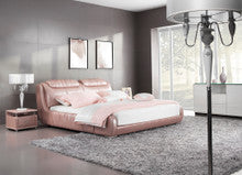 BALIGNO KING 3 PIECE BEDSIDE BEDROOM SUITE (WITH #132 BEDSIDES) - LEATHERETTE - ASSORTED COLOURS - (WITH OPTIONAL UPGRADE FOR GAS LIFT UNDERBED STORAGE)