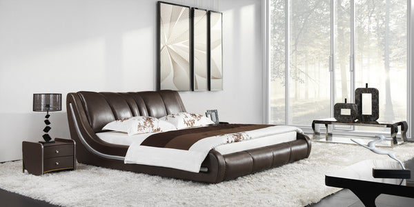 OLTENZA QUEEN 3 PIECE BEDSIDE BEDROOM SUITE (WITH #150 BEDSIDES) - LEATHERETTE - ASSORTED COLOURS - (WITH OPTIONAL UPGRADE FOR GAS LIFT UNDERBED STORAGE)