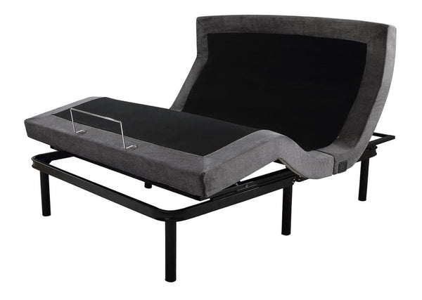 KING SINGLE NAWAMBA (MODEL:AB350) FABRIC ADJUSTABLE BED  - CHARCOAL