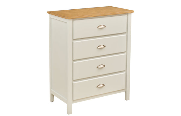 DURANT (AUSSIE MADE) 4 DRAWER TALLBOY - 1000(H) x 800(W) x 450(D) - ASSORTED COLOURS