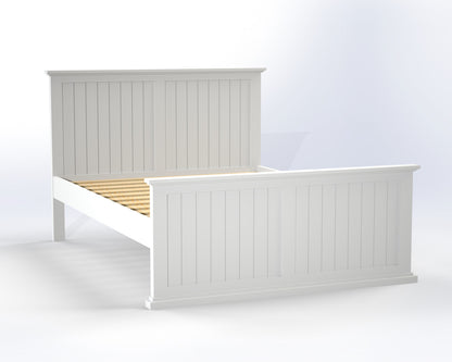 DOUBLE OR QUEEN HAMPTON (CUSTOM MADE) 3 PIECE (BEDSIDE) BEDROOM SUITE - ASSORTED COLOURS