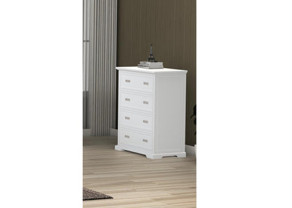 HAMPTON (CUSTOM MADE) 4 DRAWER TALLBOY - 1150(H) x 1000(W) x 450(D) - ASSORTED COLOURS
